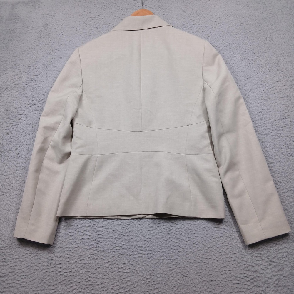 Evan-Picone Black Label Skirt Suit Womens Jacket 8 Skirt 6 Beige 2 Piece Career - Picture 3 of 11